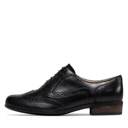 

Оксфорди Clarks Hamble Oak 203467134 Black Leather, Чорний