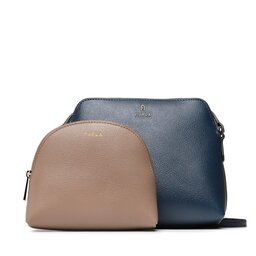 Furla Geantă Furla Camelia WE00454-ARE000-1866S-1-007-20-CN-E Blu Jay/Greige