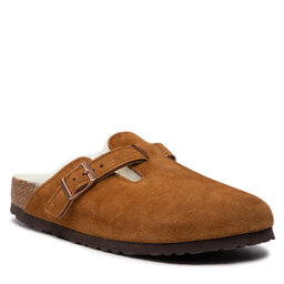 Birkenstock Шльопанці Birkenstock Boston Vl/Sheraling 1001141 Коричневий