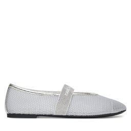 KARL LAGERFELD Baleriny KARL LAGERFELD KL40125 Srebrny