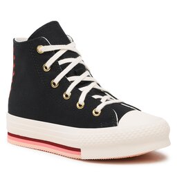 Converse Bambas Converse Ctas Eva Lift Hi A04953C Black/Soft Dune