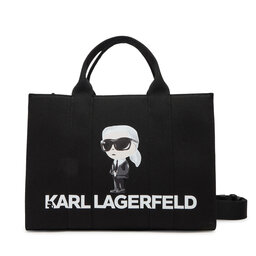 KARL LAGERFELD Kabelka KARL LAGERFELD A2W50047 Černá