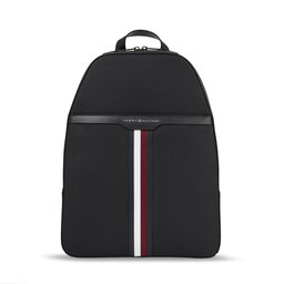 Tommy Hilfiger Hátizsák Tommy Hilfiger Th Coated Canvas Backpack AM0AM11533 Fekete