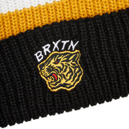 

Шапкa Brixton Kit Pom 11205 Black/Off White/Bright Gold, Кольоровий