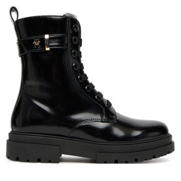 Tommy Hilfiger Ορειβατικά παπούτσια Tommy Hilfiger Lace-Up Bootie T4A5-34028-1453 S Μαύρο