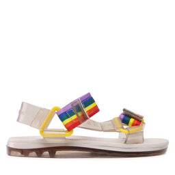 

Босоніжки Melissa Mini Melissa Papete Rider I 33381 Beige/Beige/Rainbow 54036, Кольоровий
