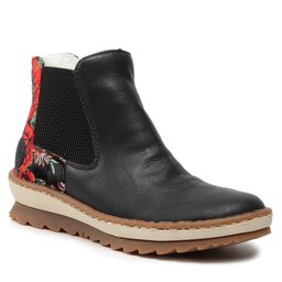 Rieker Stiefeletten Rieker Z8689-00 Schwarz Kombi