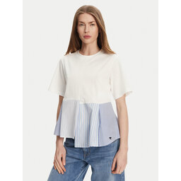 Weekend Max Mara Weekend Max Mara Majica Bird 2515941102 Bela Relaxed Fit