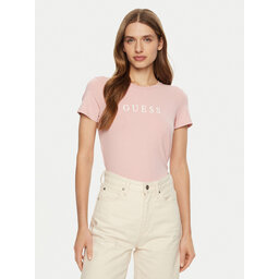 Guess Guess T-Shirt O5RI01 KBBU1 Rosa Slim Fit