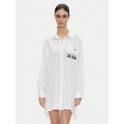 DKNY DKNY Hálóing YI30048 Fehér Relaxed Fit