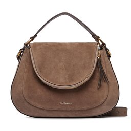 Coccinelle Handväska Coccinelle NAM Coccinellesole Suede E1 NAM 18 02 01 Taupe N59