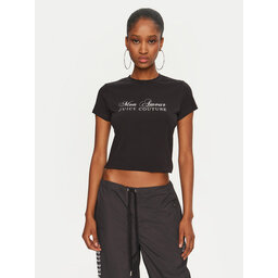 Juicy Couture Juicy Couture Camiseta Mon Amour JCSCT224407 Negro Slim Fit