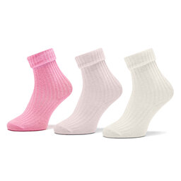 United Colors Of Benetton Set di 3 paia di calzini lunghi da bambini United Colors Of Benetton 6AO3F211S 934 Rosa