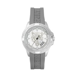 Plein Sport Часовник Plein Sport Touchdown PSFBA0623 Сив