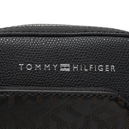 

Плоска сумка Tommy Hilfiger Business Leather Slim Reporter AM0AM10334 BDS, Чорний