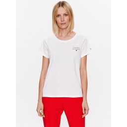 Tommy Hilfiger Tommy Hilfiger T-Shirt UW0UW04525 Λευκό Relaxed Fit