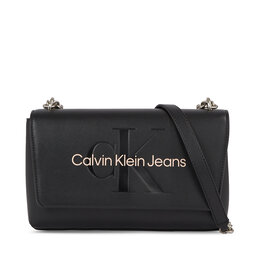 Calvin Klein Jeans Borsetta Calvin Klein Jeans Sculpted Ew Flap Conv25 Mono K60K607198 Black With Rose 01F