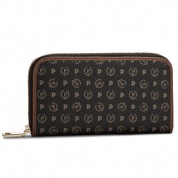 Pollini Stor damplånbok Pollini TE9001PP02Q1100D Nero/Vit.Marron