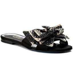 Loriblu Klapki Loriblu 8E JQ1136 JA Raso Nero/Tess. Grand