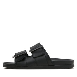 Tommy Hilfiger Чехли Tommy Hilfiger Lth Buckles Sandal FM0FM04796 Black BDS