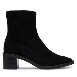Calvin Klein Stiefeletten Calvin Klein Block Heel Ank Boot Suede HW0HW03221 Schwarz