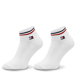 Tommy Hilfiger Комплект 2 чифта къси чорапи унисекс Tommy Hilfiger 701228177 White 001