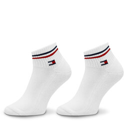 Tommy Hilfiger Σετ 2 ζευγάρια κοντές κάλτσες unisex Tommy Hilfiger 701228177 Λευκό