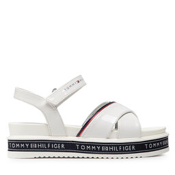 

Босоніжки Tommy Hilfiger Platform Velcro Sandal T3A2-32178-0774 M White 100, Білий