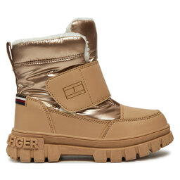 Tommy Hilfiger Hótaposó Tommy Hilfiger Fur Boot T1A5-33605-1695 S Bézs