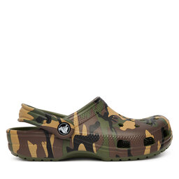 Crocs Pantoletten Crocs Classic Camouflage Clog 211879 Grün