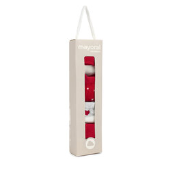 Mayoral Set di 4 paia di calzini lunghi da bambini Mayoral 9.658 Rosso