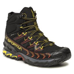 La Sportiva Трекінгові черевики La Sportiva Ultra Raptor II Mid Gtx GORE-TEX 34B999100 Black/Yellow
