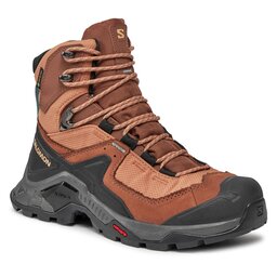 Salomon Botas de trekking Salomon Quest Element GORE-TEX L47157700 Mocha Mousse/Pewter/Marine Blue