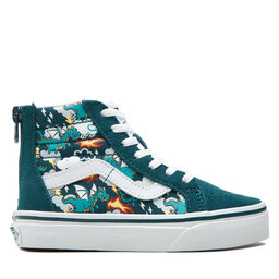 

Снікерcи Vans Sk8-Hi Zip VN0A4BUX60Q1 Mythical Glow Deep Teal, Зелений