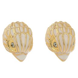 Kurt Geiger Cercei Kurt Geiger 691-Enamel Eagle Studs 0091110429 White