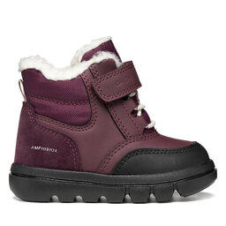 Geox Schneeschuhe Geox B Willaboom Girl B Abx B665AB 0ME22 C7016 S Dunkelrot