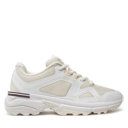 Tommy Hilfiger Sneakers Tommy Hilfiger Womens Trail Runner FW0FW08202 Écru