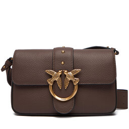 PINKO Handtasche PINKO Love One Mini Slouchy Fl Al 25-26 104340 A2OX Dunkelrot