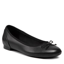 Clarks Балеринки Clarks Couture Bloom 261154854 Black Leather