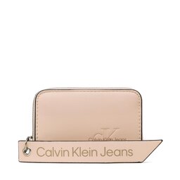 Calvin Klein Jeans Portefeuille femme petit format Calvin Klein Jeans Sculpted Med Zip Around Tag K60K610578 TGE