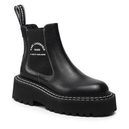 KARL LAGERFELD Stiefeletten KARL LAGERFELD KL45251 Black Lthr