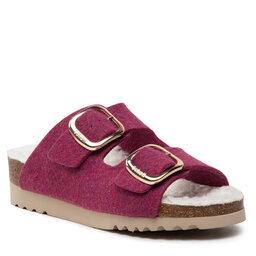 Scholl Kapcie Scholl Ilary Fluffy MF30135 2043 Magenta