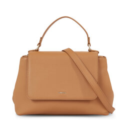 Calvin Klein Torebka Calvin Klein Ck Must Top Handle Tote W/Flap K60K611043 Brązowy