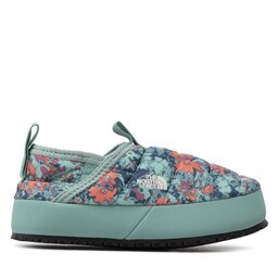 

Тапочки The North Face Thermoball Traction Mule II NF0A39UX9W21 Coral Sunrise Forestland Floral Print/Wasabi, Голубий