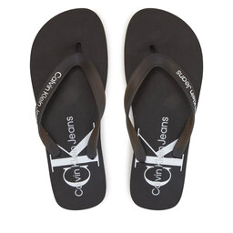 Calvin Klein Jeans Žabky Calvin Klein Jeans Beach Sandal Monogram Tpu YM0YM00838 Čierna