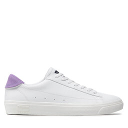 

Снікерcи Tommy Jeans Leather Low Cut Vulc EN0EN01627 Violet Viola VLK, Білий