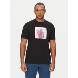 BOSS BOSS Футболка Te_Mextour 50535079 Чорний Regular Fit