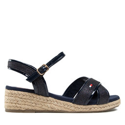 

Еспадрильї Tommy Hilfiger Rope Wedge Sandal T3A7-32186-1380 S Blue 800, Cиній