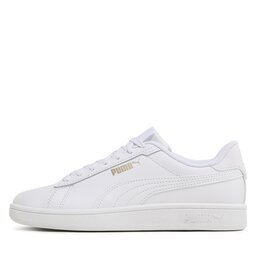 Puma Sneakersy Puma Smash 3.0 L 390987 01 Puma White/Puma White/Gold