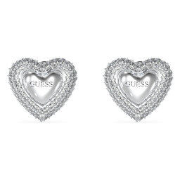 Guess Naušnice Guess JUBE05 020JW Stříbrná